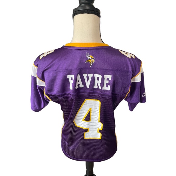 Reebok Minnesota Vikings Practice Jersey #4 Brett Favre Size M- Like new! - Picture 2 of 3